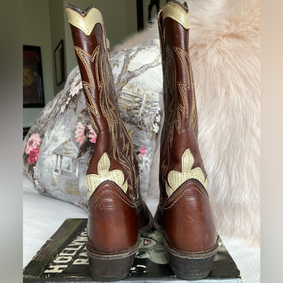 Vintage Texas Brand Unisex Cowboy Boots - Picture 6 of 14